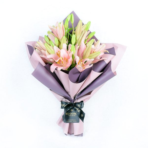 Berry Crush Lily Bouquet