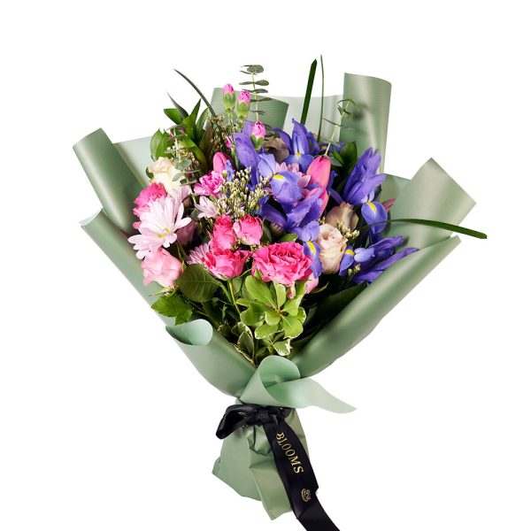 Violet Fantasy Mixed Iris Bouquet